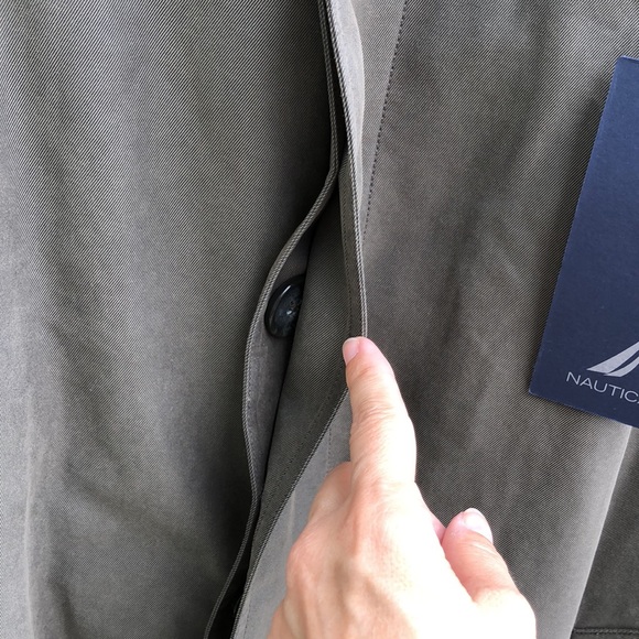 NWT! - NAUTICA Men’s All Season Trench Coat w/Removable Liner - Picture 8 of 15